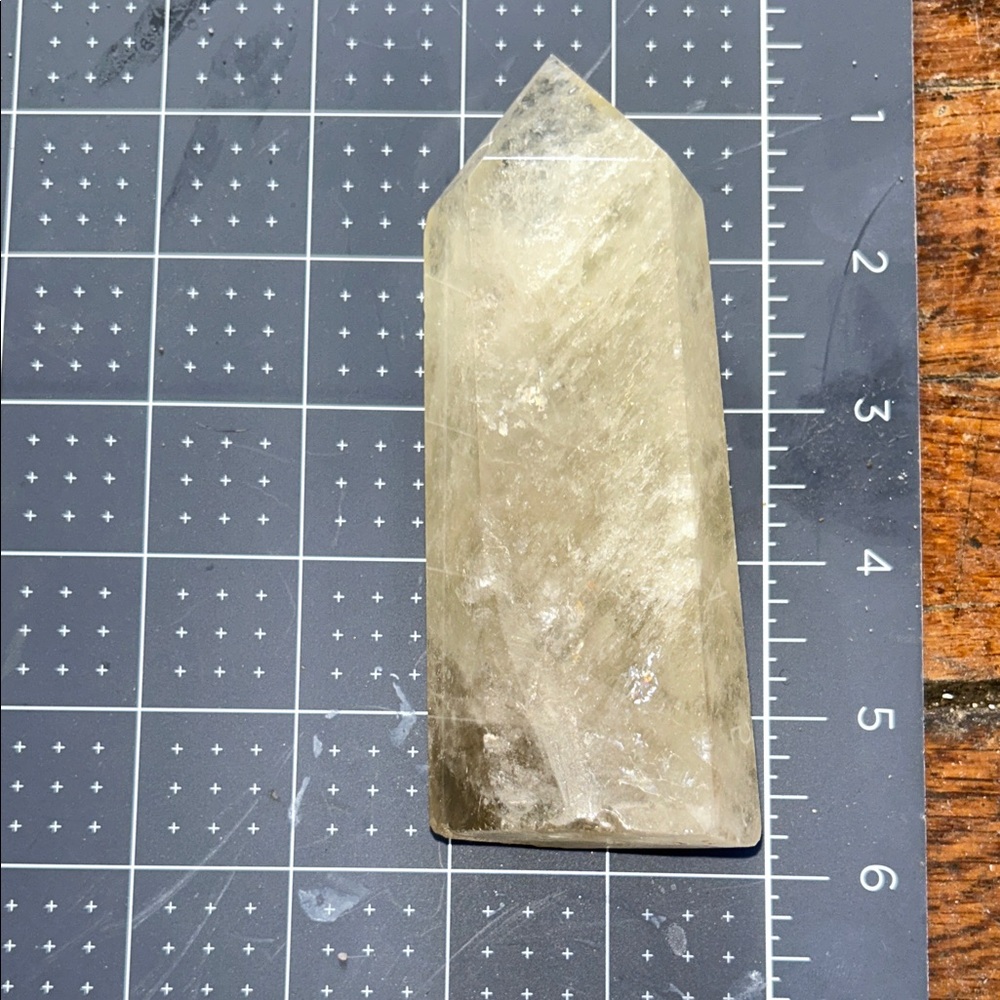 Polished Smoky Citrine Crystal Point - Translucent